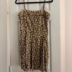 Floral Brown Dress